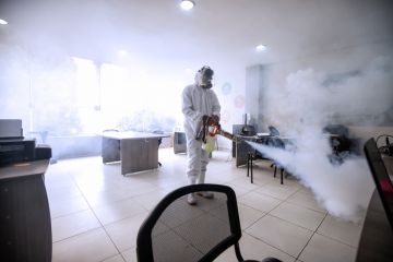 Electrostatic Spray Disinfection in La Vista